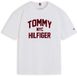 Tommy Hilfiger Kids T-shirt Korte Mouw Katoen Unisex 86 Donkerrood/Offwhite Herfst/Winter 2026