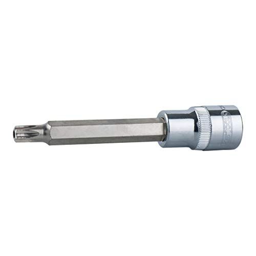 KS Tools 3/8" CHROMEplus Bit-dopsleutel Torx met boring, lang, TB20