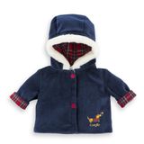 Corolle Manteau de poupée bleu marine