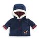 Corolle Manteau de poupée bleu marine