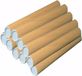 Merkloos Poster koker van karton - 10x - 330 x 40 mm - Bruin - Verzendkokers - Voor A4 formaat papier