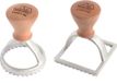 Marcato Set Raviolè, ronde uitsteekvorm 58 mm + vierkante uitsteekvorm 58 mm