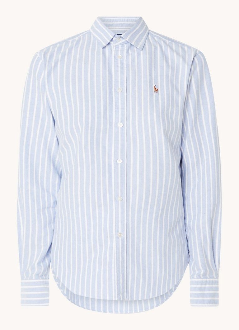 Ralph Lauren Harper Blouse with Striped Print