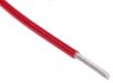 RS PRO Enkele aderkabel 0,22 mm², 24 AWG 25 m rood PTFE geïsoleerd Ø 1,2 mm 7/0,2 mm strengen, verpakking van 25 meter