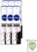 Nivea 6 x Deospray Invisible Black & White - 150 ml