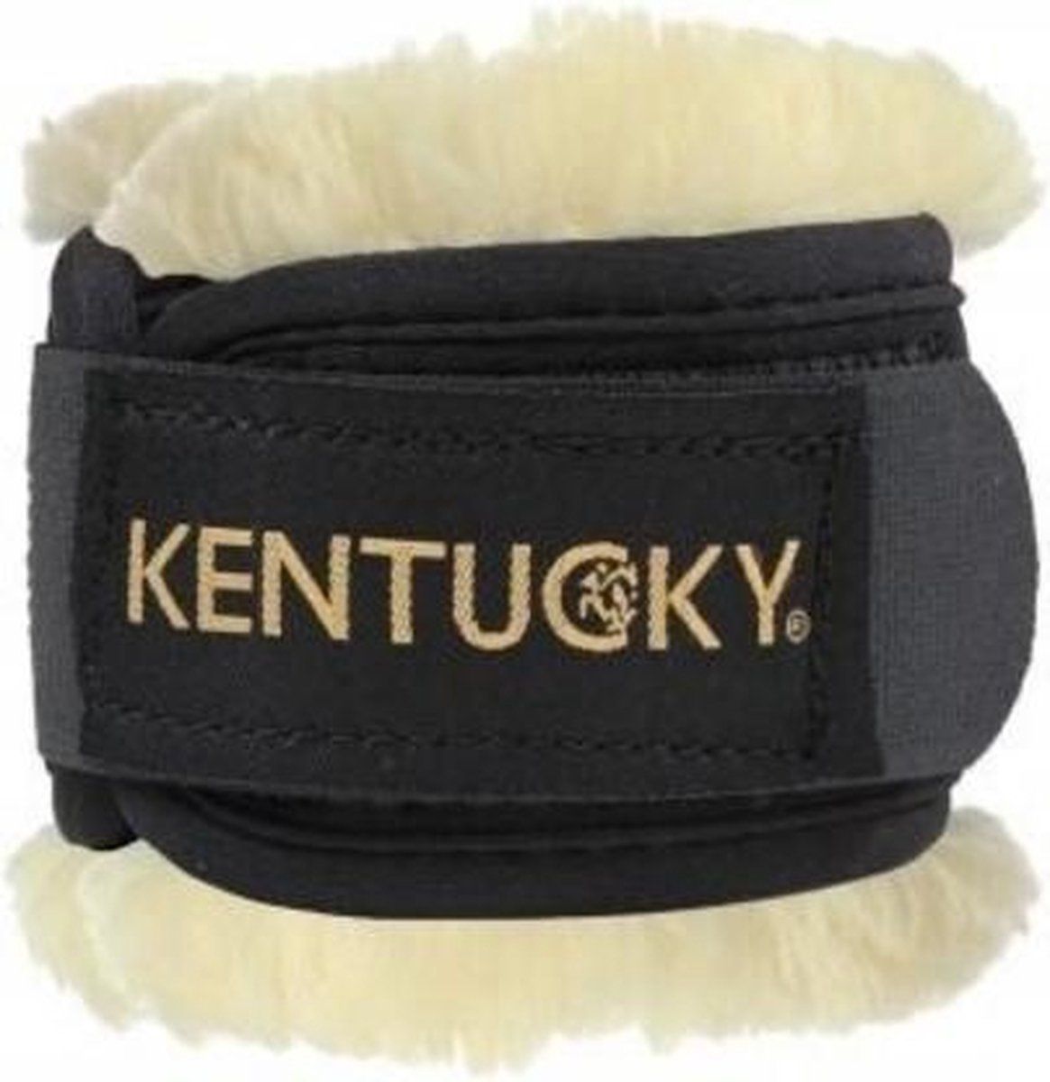 Kentucky Horsewear Kentucky Kootbeschermer wol/bont - black - One size