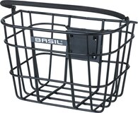 Basil Bremen Alu KF Fietsmand - Voor - Aluminium - Matzwart - 13L