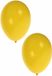 Bellatio Decorations ballonnen - 30x stuks - geel - 27 cm - verjaardag