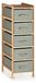 Commode, multicolore, modèle standard, 5 tiroirs, bois