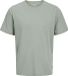Jack & Jones T-shirt Jjeorganic Melange Tee Ss O-neck No 12222887 Iceberg Green Mannen Maat - M