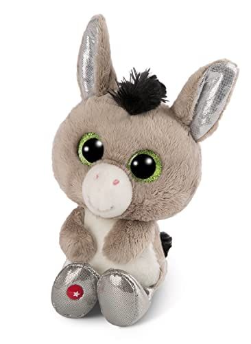 NICI Glubschis Ezel Donki 25cm - Knuffel met grote, glinsterende ogen