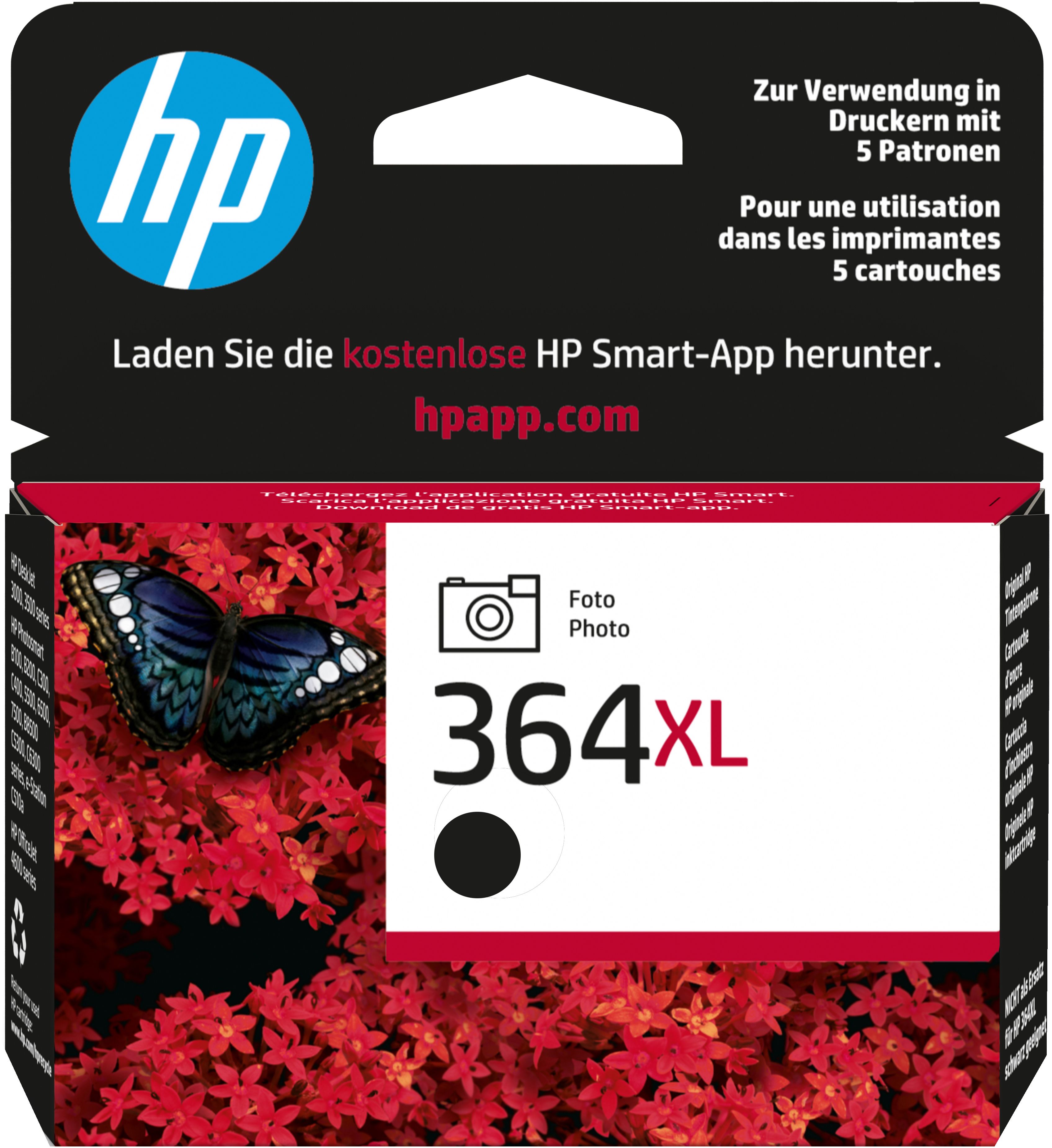 HP 364XL Photo Black Ink Cartridge - High Yield - Original