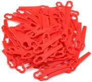 Merkloos / Sans marque Dailygoody - Grasmes - 100 Stuks - Rood