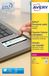 Avery Printer Labels White 20 Sheets 45,7 x 25,4 mm
