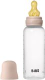 Bibs Fles - Medium Flow - 270 ml - Siliconen/Kunststof - Roze