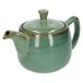 Théière émail réactif, grès, vert, 750 ml