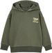 Vertbaudet Sweater met capuchon en motief op de borst Basics jongens saliegroen