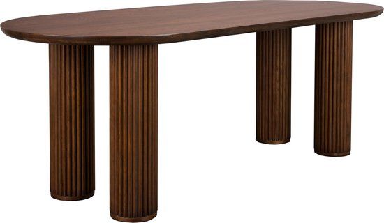 Dutchbone Dean Eettafel 220x90 cm Hout - Bruin