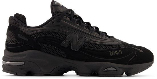 New Balance M1000 Lage sneakers Mannen Zwart Leer/Mesh/Suède Maat 42