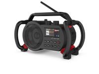 PerfectPro NETBOX Bouwplaatsradio - WiFi, DAB+, FM, Bluetooth, USB, AUX, IP64 - Zwart