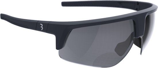 BBB Cycling Comet Reader Fietsbril Op Sterkte - Sportbril Met Leesgedeelte +2.0 Sterkte - Wielrenbril Heren en Dames - Mat Zwart - BSG-76