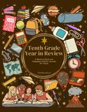 Tenth Grade Year in Review: A Memory Book and Keepsake Activity Journal for Teens
