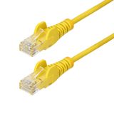 StarTech 1.5m Yellow Slim CAT6 Ethernet Cable