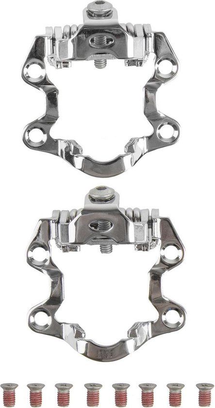 Exustar SPD Click System Set - Silver Gray