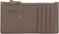 Patrizia Pepe Kredietkaart etui Leer 13 cm - 5 Sleuven - dark tatami