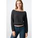 MANGO TEEN katoenen sweater - antraciet