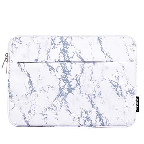 YOUCAI Laptop Case Sleeve 13 Inch, Zakelijke Laptop, 360 ° Beschermende Waterdichte Computer Cover Bag, Draagbare Aktetas Voor Student/Zakelijk/Reizen, Wit