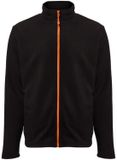 Black & Match IMBRETEX SAS Fleece met rits Black & Match Grizzly Mannen Zwart/Oranje M