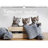 Dierenmagie Huisdieren DIN A3 kalender voor 2024 - Seelenzauber