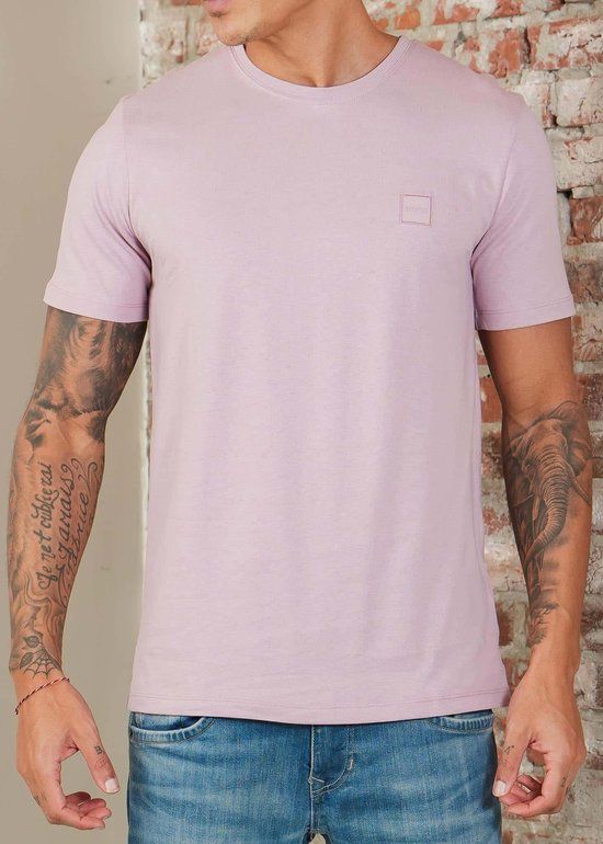 BOSS Hugo Boss Tales T-shirt light pastel purple