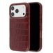 Selencia iPhone 17 Pro Max Croco Backcover MagSafe Burgundy