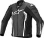 Alpinestars Missile V2 Leather Jacket Black White 52