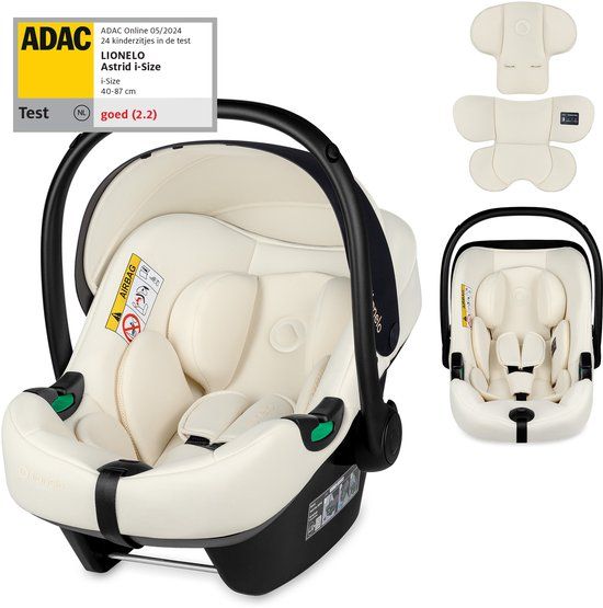 Lionelo Astrid i-Size Autostoel Cream