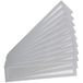 Djois Made by Tarifold 195219 Magnetische fotolijst, A4/A3, 55 x 297 mm, Magneto Pro voor magneetborden, zilvergrijs, 10 stuks