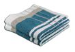 Gözze Douchehanddoek, 100% katoen, 70 x 140 cm, Berlijn, strepen, Beige/Blauw, 102-111-5