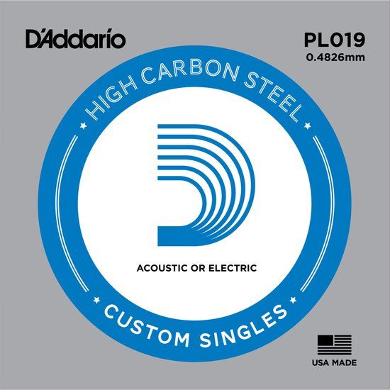 D'Addario D'Addario PL019 losse snaar voor elektrische gitaar - 0.019 inch