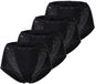 sloggi Maxislip Chic Vrouwen Effen Zwart 4 Stuks