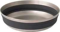 Sea to Summit Detour L Stainless Steel Opvouwbare Kom Beluga Black