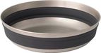Sea to Summit Detour L Stainless Steel Opvouwbare Kom Beluga Black