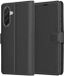 Techsuit Hoesje geschikt voor Samsung Galaxy A56 - Leather Folio Book Wallet Case - Zwart