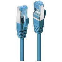 Lindy Verbindingskabel RJ-45 (M) naar RJ-45 (M) 15 m SFTP, PiMF, CAT 6a, halogeenvrij, gevormd, zonder haken, blauw