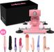 Reid Machine à sexe avec 8 Dildos pour stimulation anale, vaginale et clitoridienne - Machine à baiser étendue pour hommes et femmes - 8 jouets sexuels