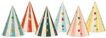 Party Deco Party Hoedjes Met Pompons 16cm (6st)