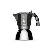 Bialetti Brikka Induction Moka Pot - 4 Cups - Black & Stainless Steel