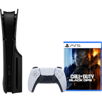 Sony PlayStation 5 Slim Disc Edition + Call of Duty: Black Ops 7 + Covers Zwart