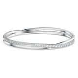 Swarovski Twist Dames Bangle Metaal - Zilverkleurig
